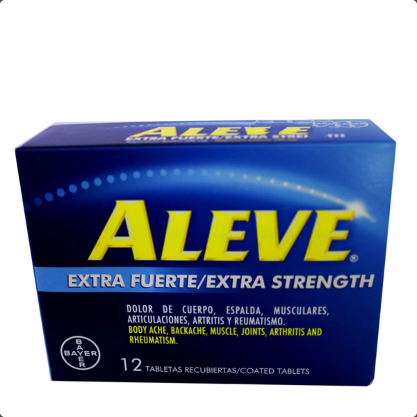 ALEVE 220 MG TABLETAS RECUBIERTAS - Tripack de 12 Tabletas | 36 TABLETAS EN TOTAL