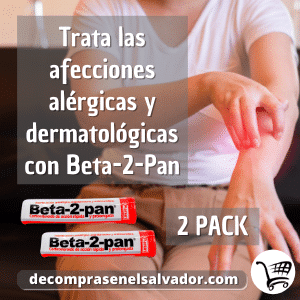 BETA 2 PAN Betametasona Inyectable (2 Inyecciones) para Alivio Rápido