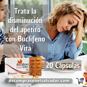 Recupere su Apetito con BUCLIFENO VITA MEDIKEM - 30 cápsulas