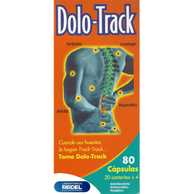 Dolo Track 80 Cápsulas para el Alivio del Dolor
