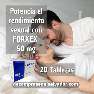 FORXEX 50mg Potenciador Sexual - Mejora tu Rendimiento