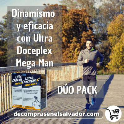 Ultra Doceplex Mega Man Duo Pack - Bienestar Masculino (2 Frascos)