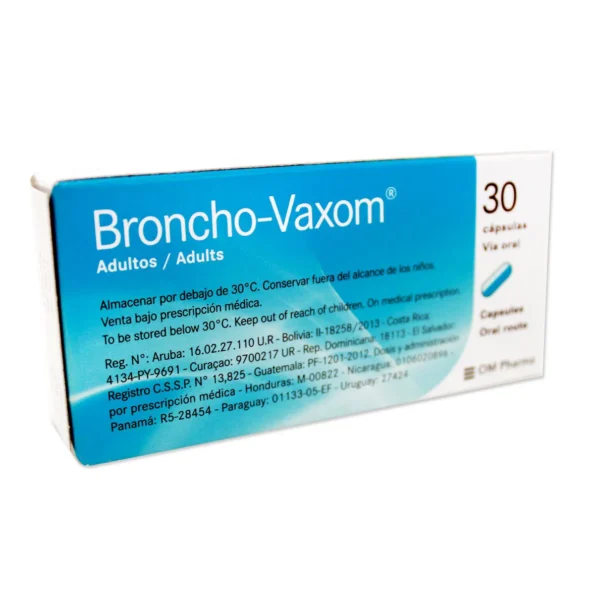 Broncho-Vaxom Adulto 30 Cápsulas - Inmunomodulador