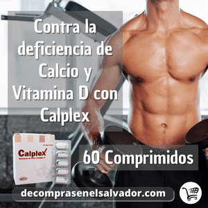 CALPLEX 600 MG / 200 UI - 60 Comprimidos de Vitamina D3 y Calcio