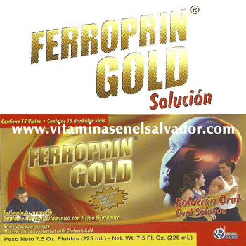 FERROPRIN® GOLD Solución Oral | 15 Viales Bebibles