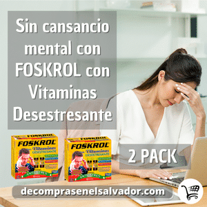 Foskrol Desestresante 2 Pack - 20 Viales Bebibles