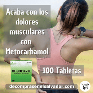 METOCARBAMOL 500 MG TABLETAS ECOMED - 100 Tabletas