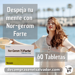NOR-GEROM 75 FORTE TABLETAS - 60 Tabletas