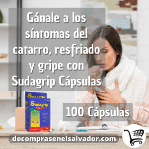 SUDAGRIP Cápsulas | 100 Cápsulas para el Resfriado